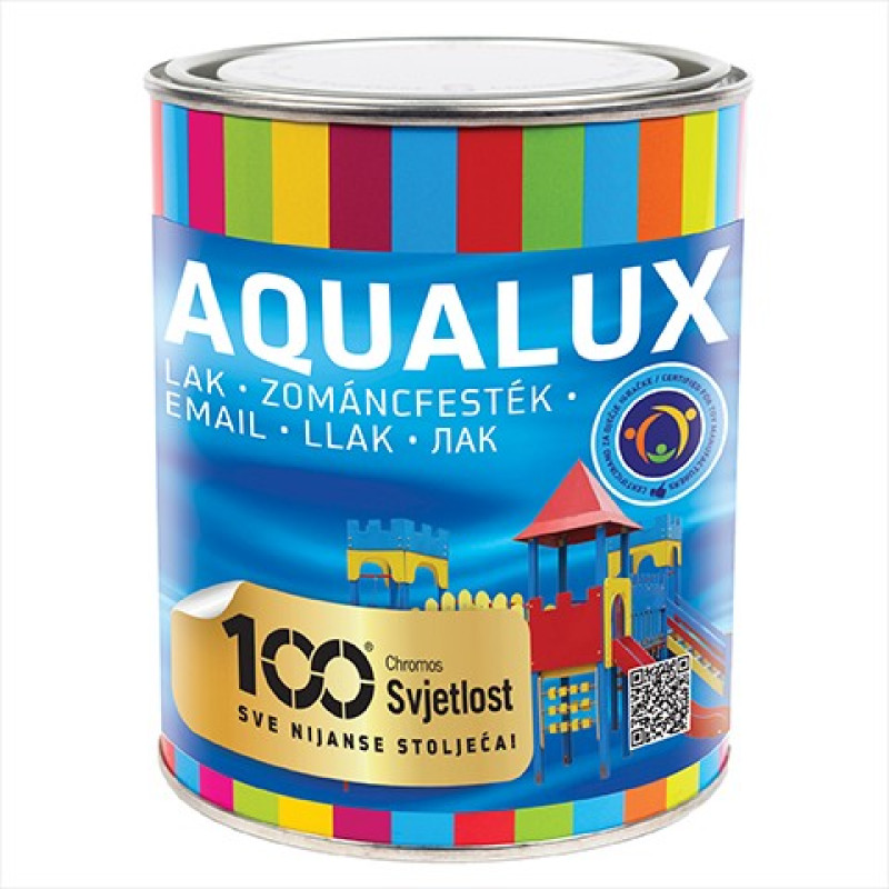 Aqualux zománcfesték szürke L406 0,75 lit. (6db/#)