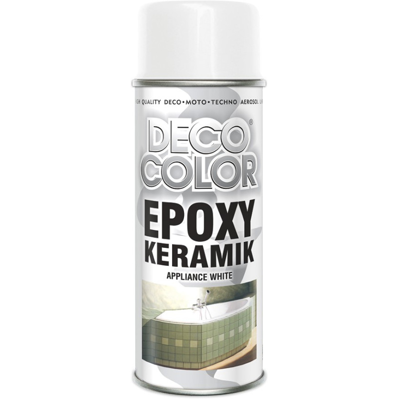 Epoxy Keramik, kádzománc spray, fényes fehér RAL 9016 400ml. (12db/#)