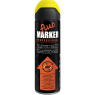 Fluo Marker 360° fluoreszkáló jelölő spray sárga 500ml. (12db/#)