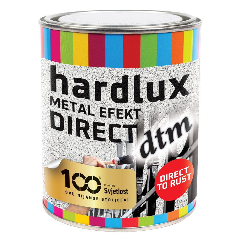 Hardlux Metal Efekt Direct dtm fémhatású festék antracit 0,75 lit. (6db/#)