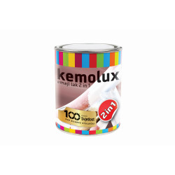 Kemolux 2in1 zománcfesték/alapozó fényes fehér L401 0,75 lit. (6db/#)