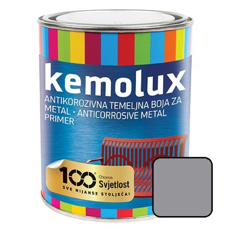 Kemolux AK alapozó fémre szürke T202 0,2 lit. (6db/#)