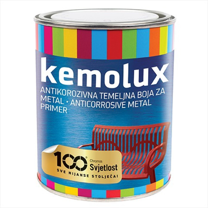 Kemolux AK alapozó fémre vörös T201 0,75 lit. (6db/#)