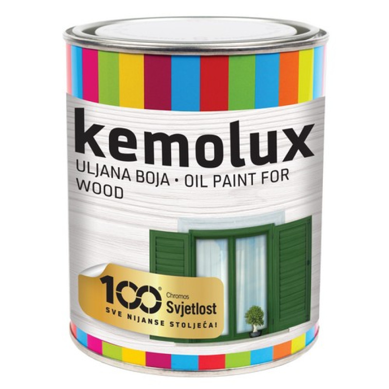 Kemolux olajfesték zöld RAL 6026 0,75 lit. (6db/#)