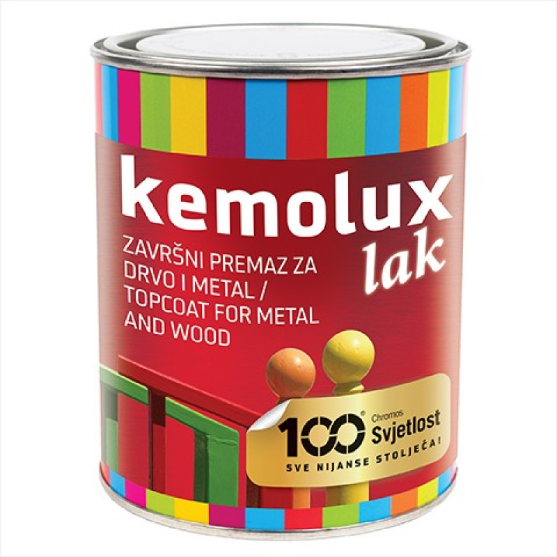 Kemolux zománcfesték fényes barna L405 0,2 lit. (6db/#)