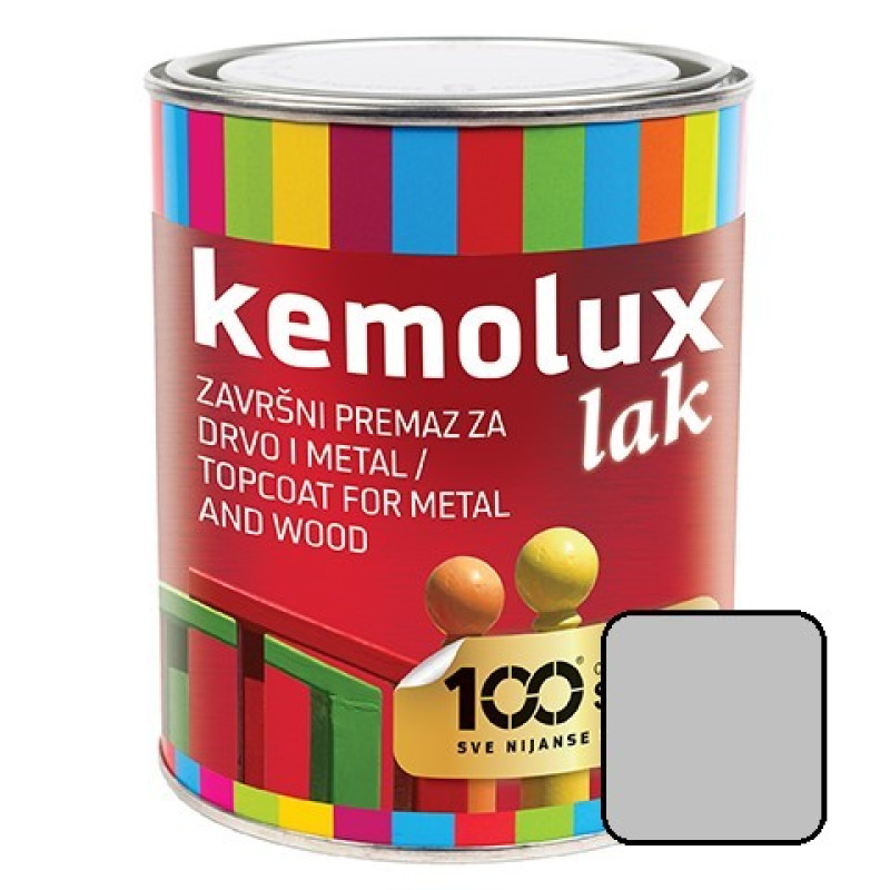 Kemolux zománcfesték fényes ezüst 2,5 lit. (6db/#)