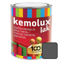 Kemolux zománcfesték fényes sötétszürke L438 0,75 lit. (6db/#)