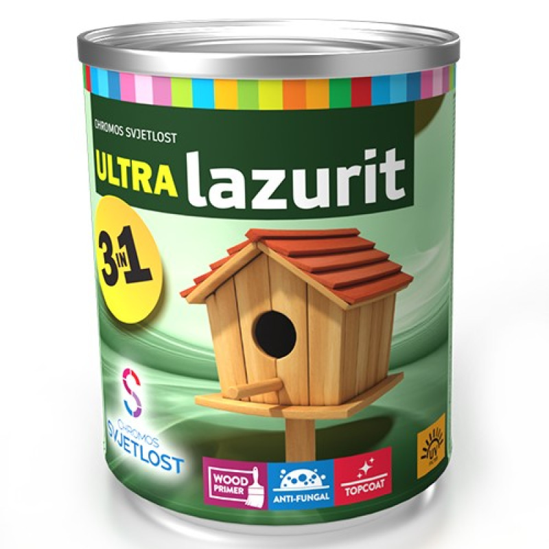 Lazurit 3in1 vékonylazúr 05 tölgy 2,5 lit. (6db/#)